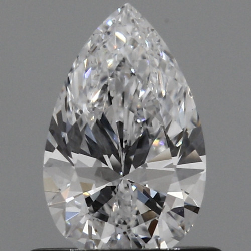 0.59 carat d VVS2 VG Cut IGI pear diamond