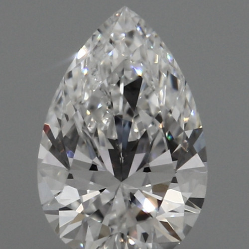 0.57 carat e VVS2 ID Cut IGI pear diamond