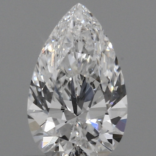 0.58 carat e VVS2 EX Cut IGI pear diamond