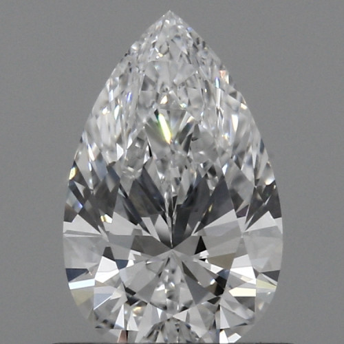 0.58 carat e VVS2 EX Cut IGI pear diamond