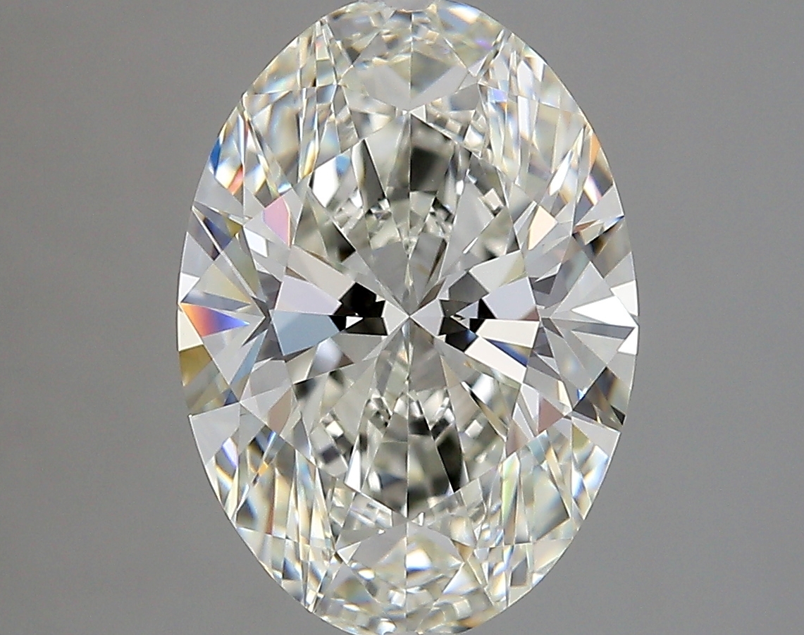 3.54 Carat H-VS1 Ideal Oval Diamond