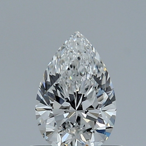 0.56 carat e VVS2 VG Cut IGI pear diamond