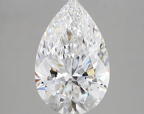 2.14 carat d VVS2 EX Cut GIA pear diamond