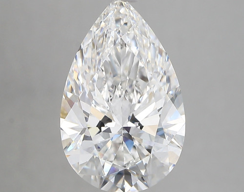 3.73 carat e VS1 EX Cut IGI pear diamond