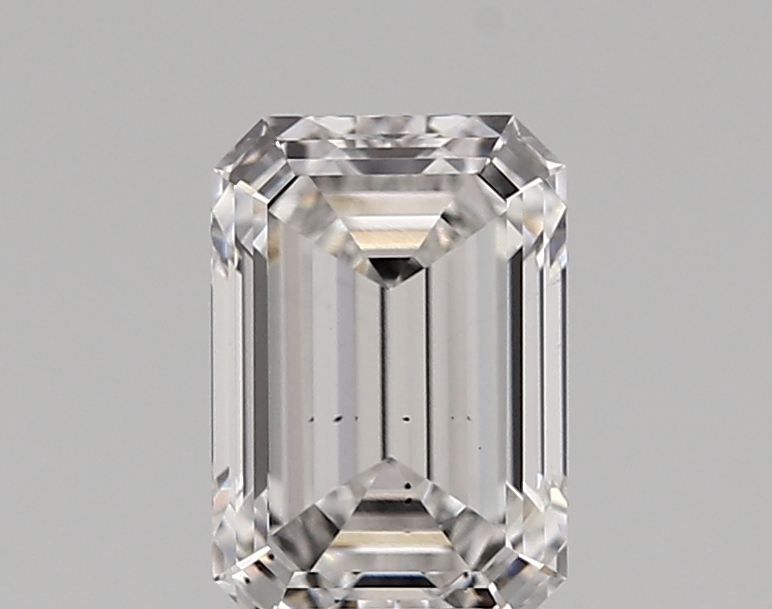 1.50 Carat E-SI1 Ideal Emerald Diamond