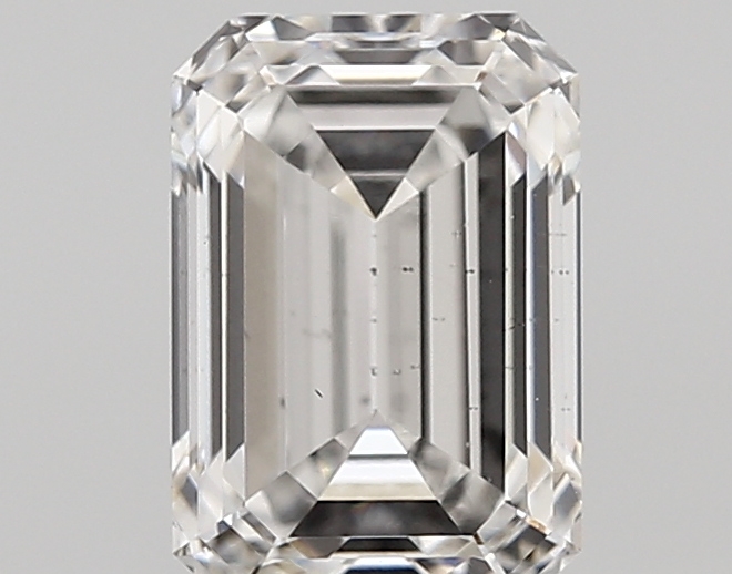 1.67 Carat F-SI1 Ideal Emerald Diamond