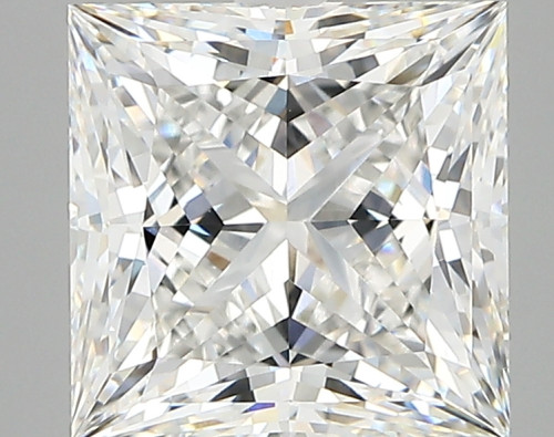 3.73 carat f VVS2 EX Cut IGI princess diamond