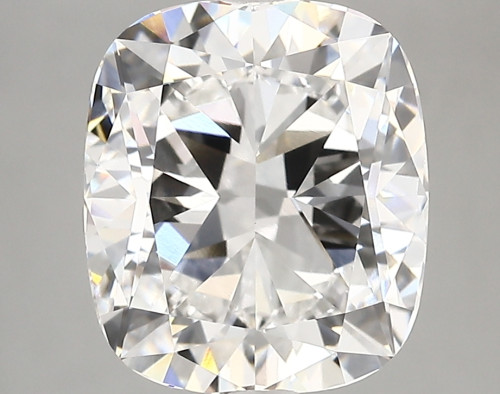 4.37 carat e VVS2 EX Cut IGI cushion diamond