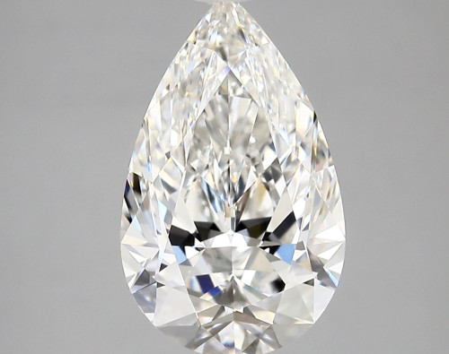 3.67 carat f VVS2 EX Cut IGI pear diamond