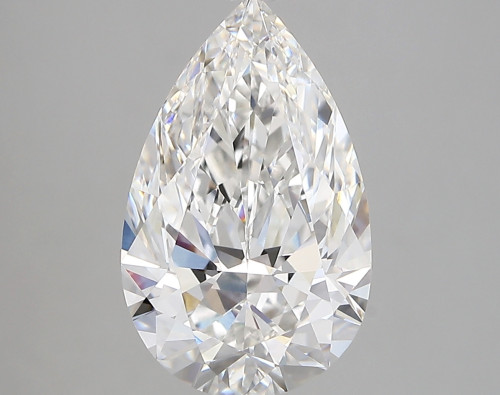 3.61 carat f VVS1 EX Cut IGI pear diamond