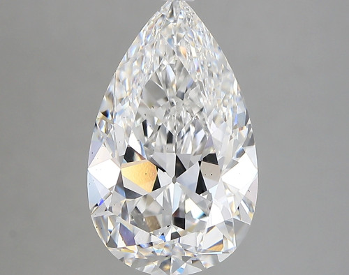 3.29 carat e VS2 EX Cut IGI pear diamond