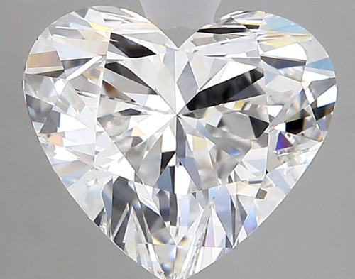 2.97 carat d VS2 EX Cut IGI heart diamond