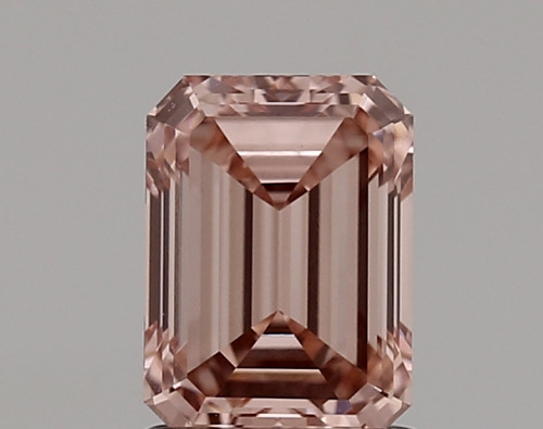 1.25 carat fancy vivid  pink VVS2 EX Cut IGI emerald diamond