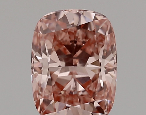 1.41 carat fancy vivid  pink VVS2 EX Cut IGI cushion diamond
