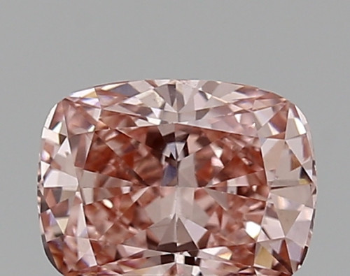 1.03 carat fancy vivid  pink VS1 EX Cut IGI cushion diamond