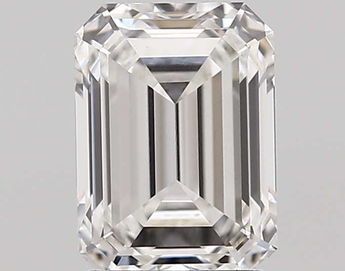 1.89 Carat F-VVS2 Ideal Emerald Diamond