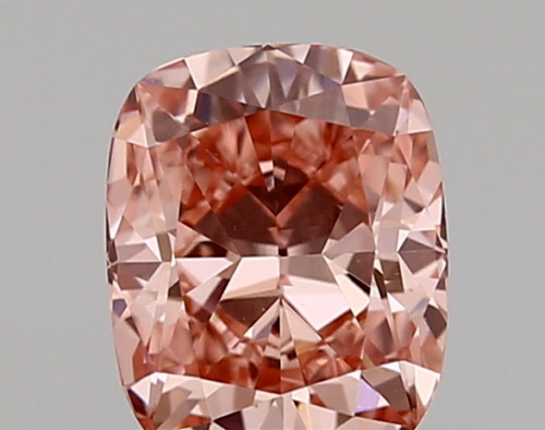 1.04 carat fancy vivid  pink VVS2 EX Cut IGI cushion diamond
