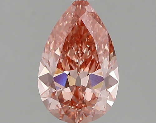 1.18 carat fancy vivid  pink VVS2 EX Cut IGI pear diamond