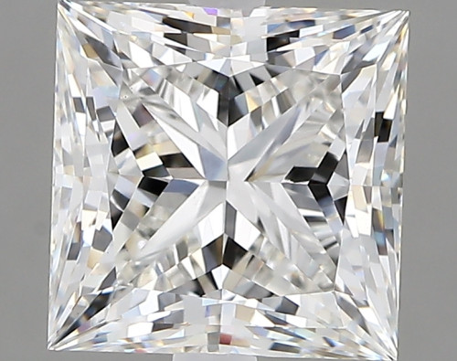 3.82 carat f VS1 EX Cut IGI princess diamond