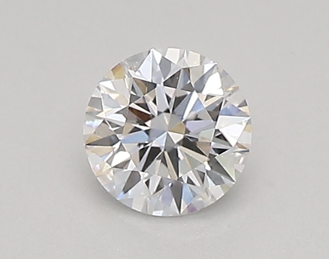Actual 0.27 carat D Round lab-grown diamond