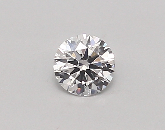 Actual 0.26 carat D Round lab-grown diamond