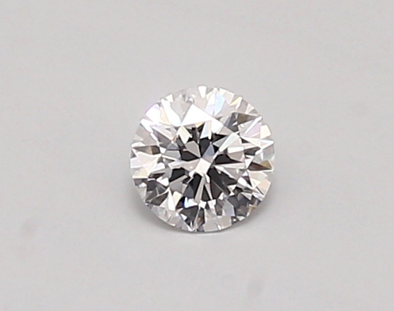 Actual 0.27 carat D Round lab-grown diamond