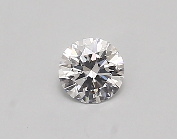 Actual 0.27 carat D Round lab-grown diamond