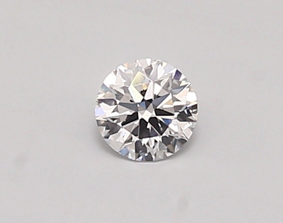 Actual 0.27 carat D Round lab-grown diamond