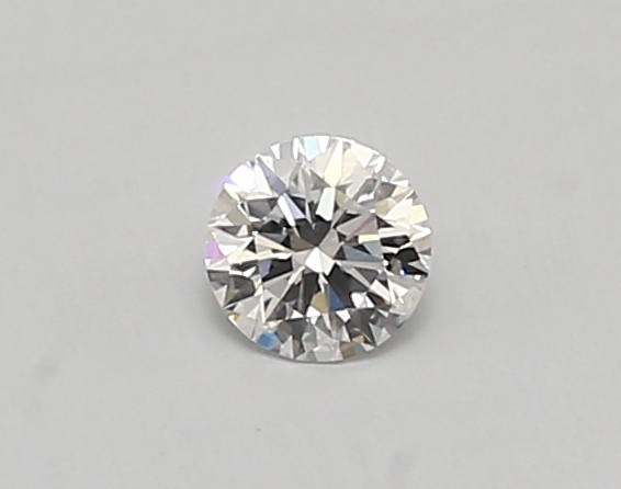 Actual 0.27 carat D Round lab-grown diamond