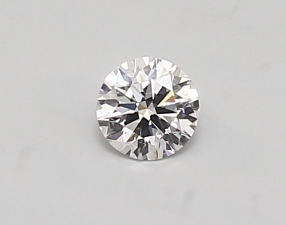 Actual 0.26 carat D Round lab-grown diamond