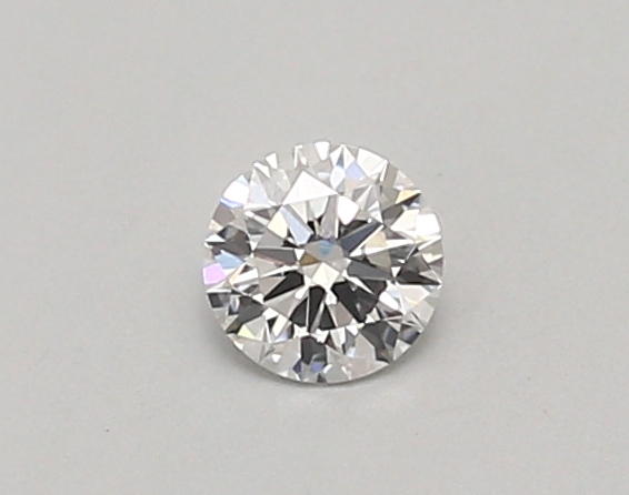 0.28 carat round lab-grown diamond