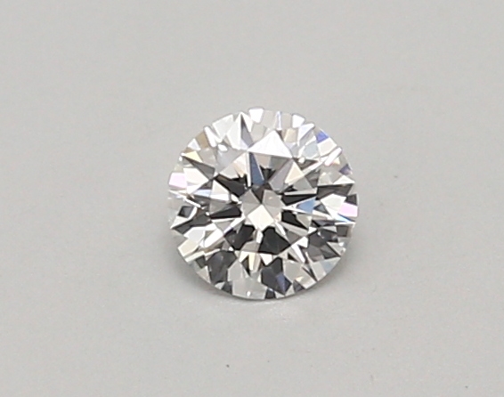 Actual 0.26 carat D Round lab-grown diamond