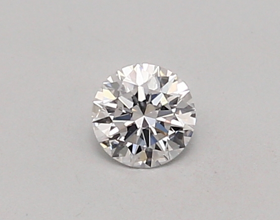Actual 0.26 carat D Round lab-grown diamond