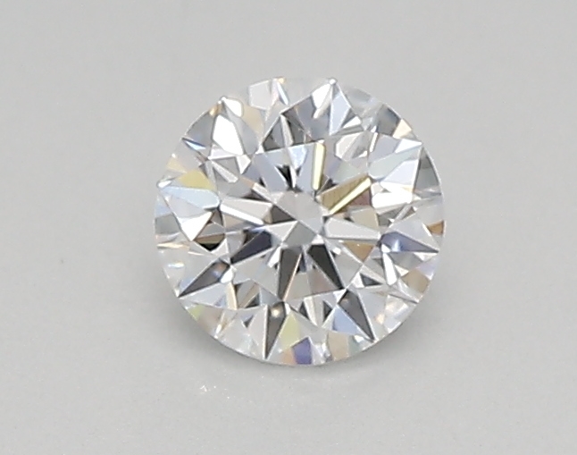 Actual 0.26 carat D Round lab-grown diamond