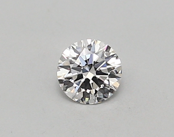 Actual 0.26 carat D Round lab-grown diamond