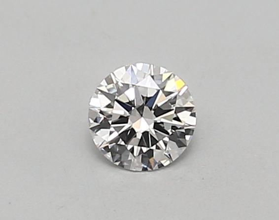Actual 0.27 carat D Round lab-grown diamond