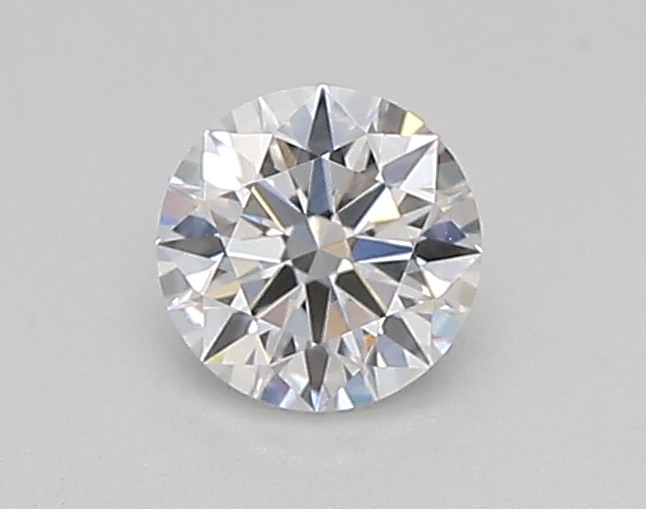 Actual 0.26 carat D Round lab-grown diamond