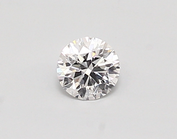 Actual 0.26 carat D Round lab-grown diamond