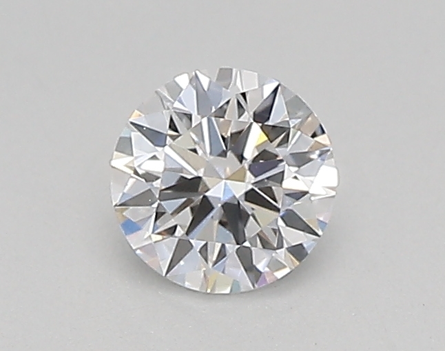 Actual 0.26 carat D Round lab-grown diamond