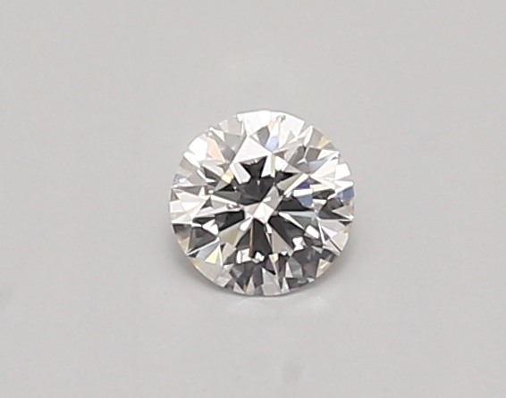Actual 0.26 carat D Round lab-grown diamond