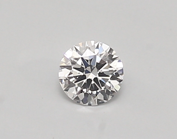 Actual 0.26 carat D Round lab-grown diamond