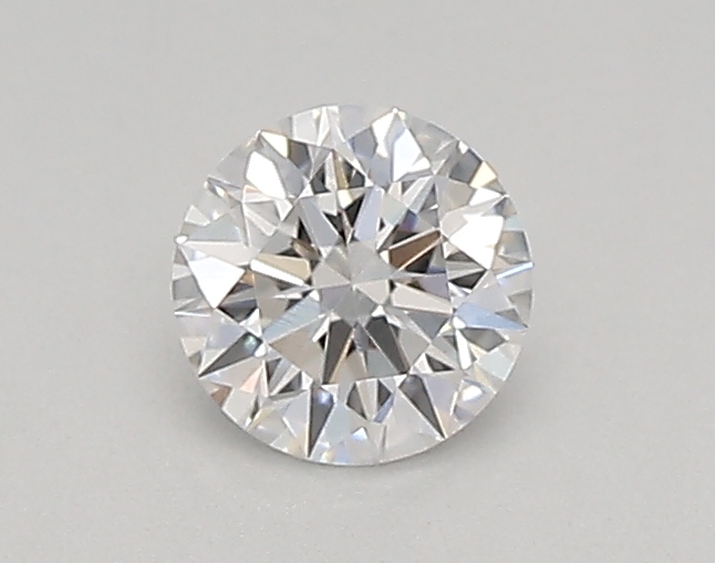 Actual 0.26 carat D Round lab-grown diamond