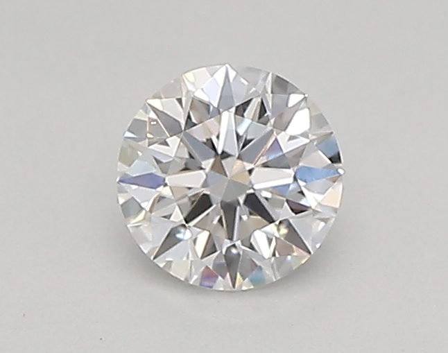 Actual 0.26 carat D Round lab-grown diamond