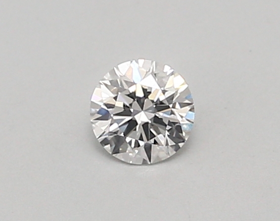 Actual 0.26 carat D Round lab-grown diamond