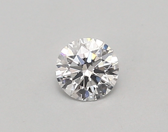 Actual 0.27 carat D Round lab-grown diamond