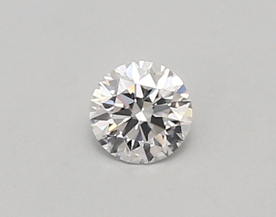 Actual 0.26 carat D Round lab-grown diamond
