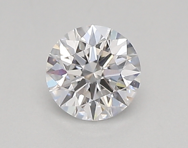 Actual 0.26 carat D Round lab-grown diamond