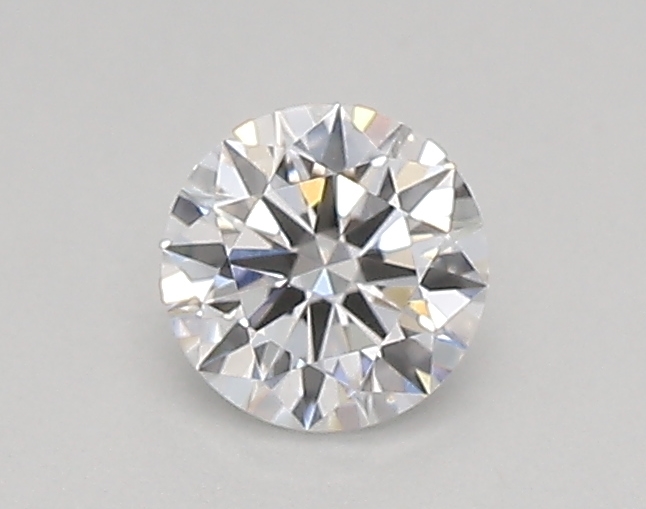 Actual 0.26 carat D Round lab-grown diamond