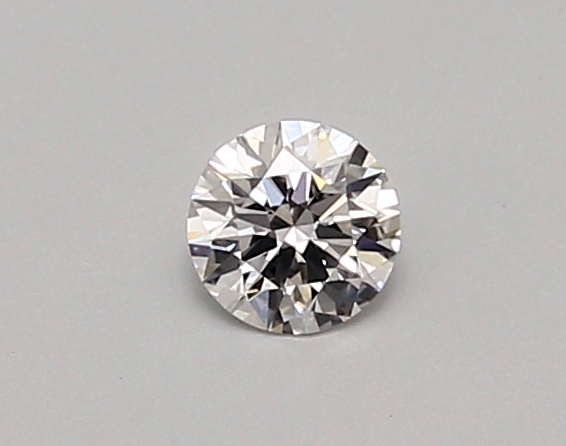 Actual 0.26 carat D Round lab-grown diamond