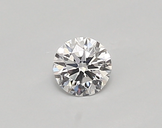 Actual 0.26 carat D Round lab-grown diamond